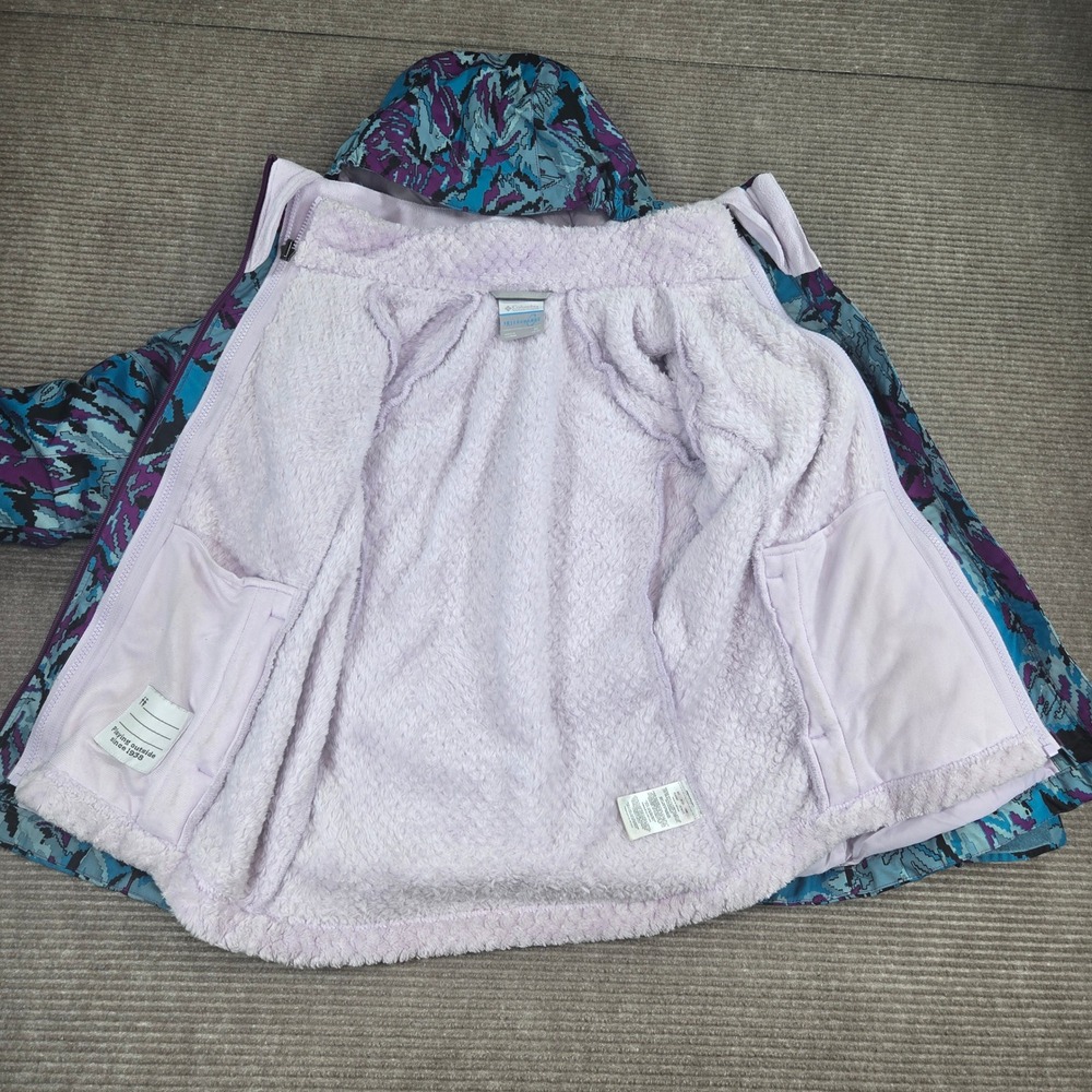 Columbia M 10/12 Abstract Fleece Lined Arctic Trip III Interchange Jacket XG0087 - Picture 3 of 10